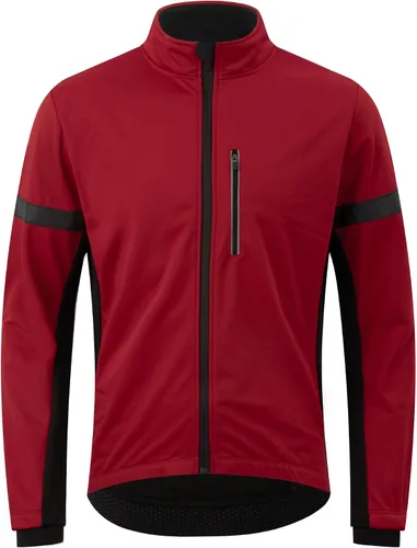 Vista 8 de Chaqueta de ciclismo para hombre, ropa de ciclismo de invierno, a prueba de viento, impermeable, térmica, softshell, cortavientos, con cremallera