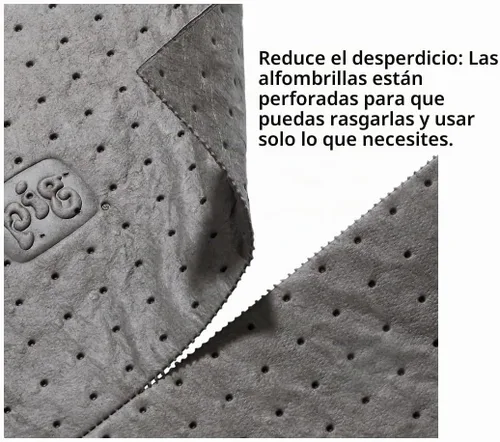 Vista 4 de Rollo de alfombrilla universal absorbente de peso ligero de New Pig 25201, 15 pulgadas x 50 pies