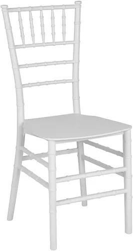 Vista 17 de Flash Furniture Silla Chiavari apilable de resina de caoba serie HERCULES