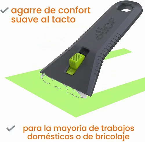Vista 6 de Slice 10593 Regular - Auto-retráctil, Raspador Utilitario, Hoja de Cerámica se Retrae Automáticamente, Libre de Óxido, Seguro para los Dedos