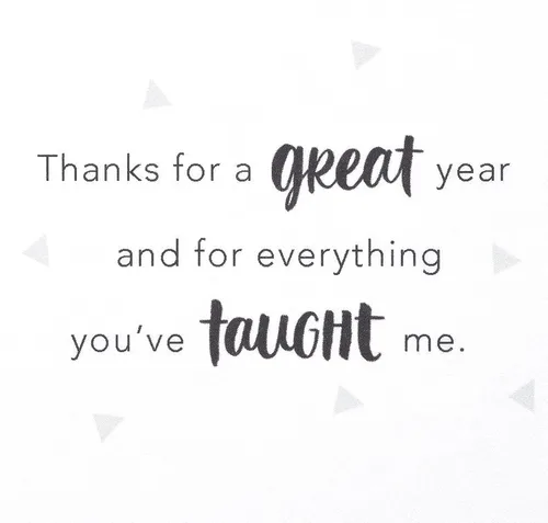 Vista 3 de American Greetings - Tarjeta de agradecimiento para maestros (Un gran año)
