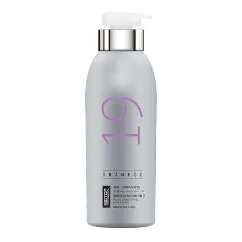 Vista 8 de Biotop Professional 19 Pro Silver Shampoo - Champú morado para neutralizar los tonos amarillos y cobrizos, hecho con aceite de girasol y vitamina E