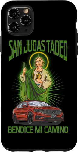 Vista 13 de Funda para iPhone 16 San Judas Tadeo Bendice Mi Camino