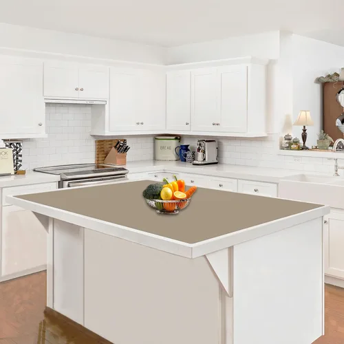 Vista 53 de Tapete de silicona súper grande, 120 x 24 pulgadas, tapete de silicona para encimera de cocina, tapete antideslizante resistente al calor, tapete