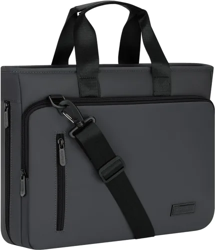 Vista 8 de RAINYEAR 15.6 Inch Expandable Laptop Bag with Handle for Men Women Negro