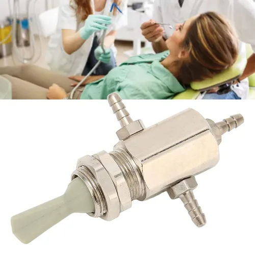 Vista 6 de Válvula de interruptor dental de 0.118 in, convertidor de palanca de fuente de agua de silla profesional para conversión de dentistas, piezas