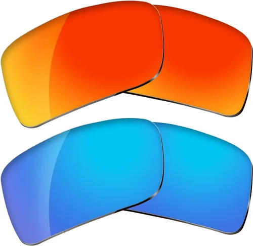 Vista 16 de Dynamix Lentes de repuesto polarizadas para Oakley Gascan Fácil de instalar Ajuste perfecto Rojo fuego Fire Red