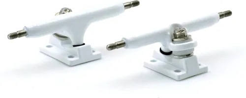 Vista 24 de A1 Pro Fingerboard Trucks 36 mm 34 mm 32 mm con nueva base y copa de pivote (32 mm Azul bebé)