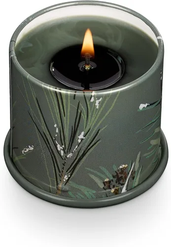 Vista 4 de Illume, Vela lata bálsamo cedro Demi Vanity 3 onzas