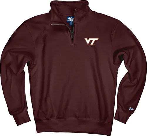 Vista 145 de Blue 84 Sudadera con cremallera de un cuarto para hombre de la NCAA