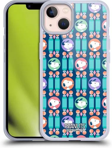 Vista 20 de Head Case Designs Snoopy Deco Dreams - Funda de gel suave con licencia oficial de Peanuts Blue Pattern compatible con Apple iPhone 7 Plus/iPhone 8