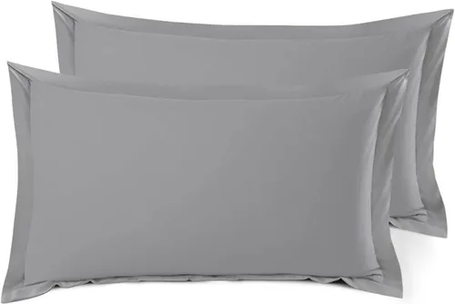 Vista 136 de Nestl Juego de 2 fundas tipo sham de almohada suaves - Fundas de almohada de microfibra de doble cepillado - Fundas de almohada de cama premium