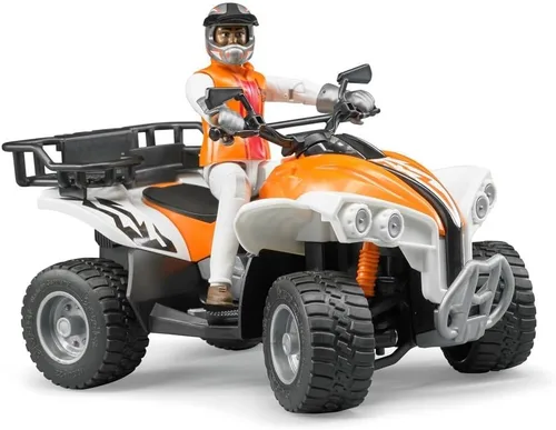 Vista 4 de Bruder Quad con conductor (los colores pueden variar)