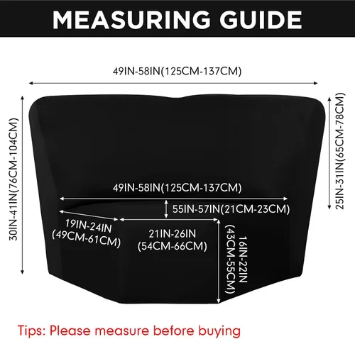 Vista 7 de Weysat Funda elástica para sofá esquinero, protector de muebles para sala de estar, funda de sofá reclinable seccional, sofá reclinable