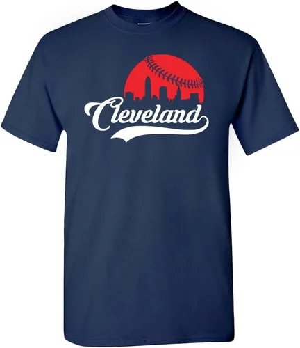 Vista 34 de Xtreme Apparrel Cityscape Skyline - Camiseta para hombre para fanáticos del béisbol