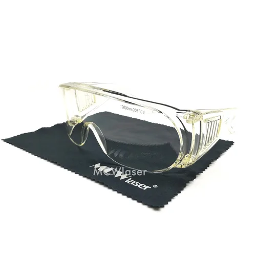 Vista 2 de CO2 Laser Safty Gafas protectoras 10600nm 10.6um para miopía Tipo de absorción CO2 Laser Eyewear para CO2 Grabado láser Cuttinge Instrumento