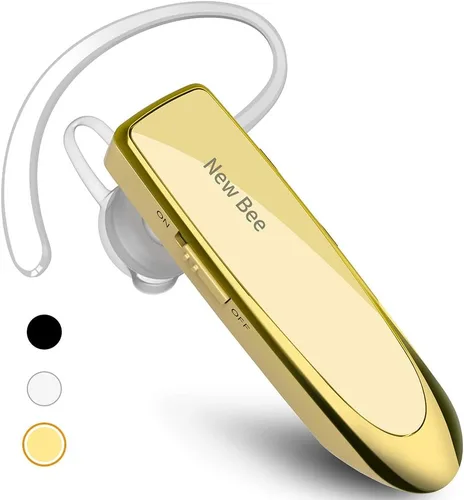 Vista 10 de New bee Auricular Bluetooth V5.0 Auriculares inalámbricos manos libres con micrófono 24 horas Auriculares de conducción 60 días tiempo en espera