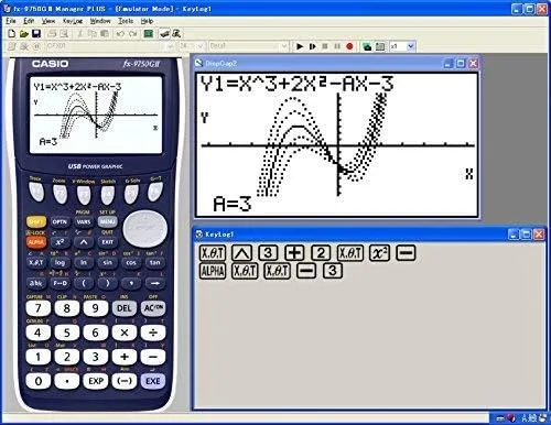 Vista 6 de Casio - Calculadora gráfica 9750gii, LCD de 21 dígitos
