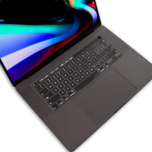 Vista 2 de Funda de teclado ultrafina para MacBook Pro de 16 pulgadas con Touch Bar Touch ID A2141 y MacBook Pro 13 pulgadas A2338 A2251 A2289 Protector