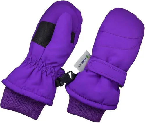 Vista 40 de Zelda Matilda - Mitones impermeables de invierno para niños pequeños y bebés, aislación de 3M Thinsulate 100G Negro
