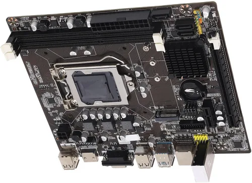 Vista 3 de Placa base compacta B75M M-ATX, soporte para Corei7, i5, i3 (LGA1155), DDR3x2, canal ALC6625.1, VGA, interfaz multimedia HD, PCI E1Xx1, pin COM x1