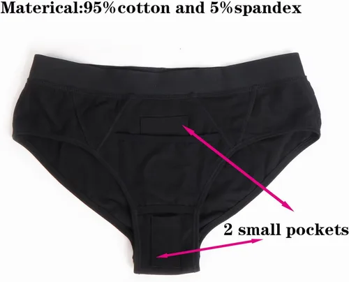 Vista 4 de hxfivver Correa en la ropa interior del arnés, arnés de strapon Boxer Strapless Strap on Panties Strap-on Harness Pant