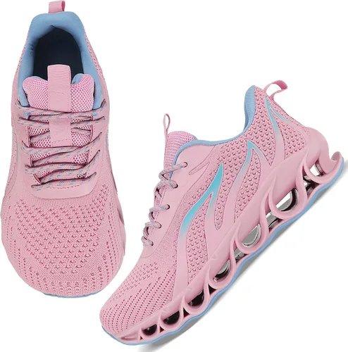 Vista 2 de APRILSPRING Womens Walking Shoes Running Fashion Non Slip Type Sneakers