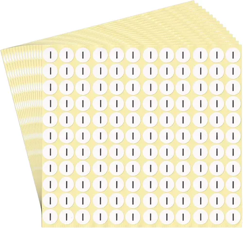 Vista 22 de dealzEpic - Etiquetas adhesivas de papel en blanco writable - 13x38mm