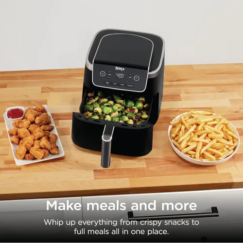 Vista 5 de Ninja Air Fryer Pro, 5 cuartos de galón, 4 en 1, gris, AF141