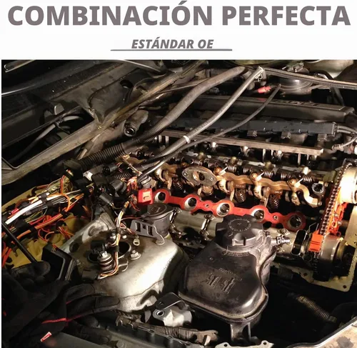 Vista 2 de AUCERAMIC 11127536785 Junta de Cubierta de Válvulas del Motor con Sello de Tubo de Bujía Compatible con 2006-2007 BMW E90 E91 E92 E93 325i 325xi