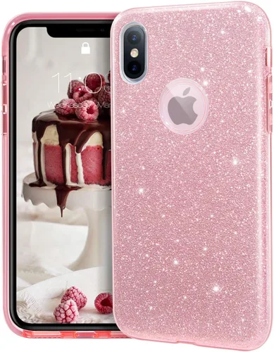 Vista 11 de Carcasa para iPhone X (2017), con brillantina, brillo de cristal de MATEPROX , Verde