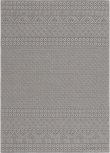 Vista 6 de SAFAVIEH Alfombra lavable para exteriores, colección Courtyard de 2.3 x 6.7 pies, beige y azul aguamarina, no desprende pelusa y es fácil