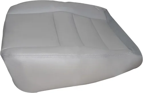 Vista 3 de NLQR Funda de asiento de cuero para parte inferior del conductor y del pasajero, color gris pedernal, compatible con Ford F250 F350 Lariat 2003 2004