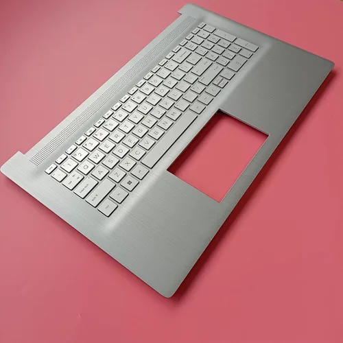 Vista 3 de Reemplazo de la caja superior del ordenador portátil Palmrest retroiluminado parte del montaje del teclado para HP 17-CN 17-CP17T-CN 17Z-CP