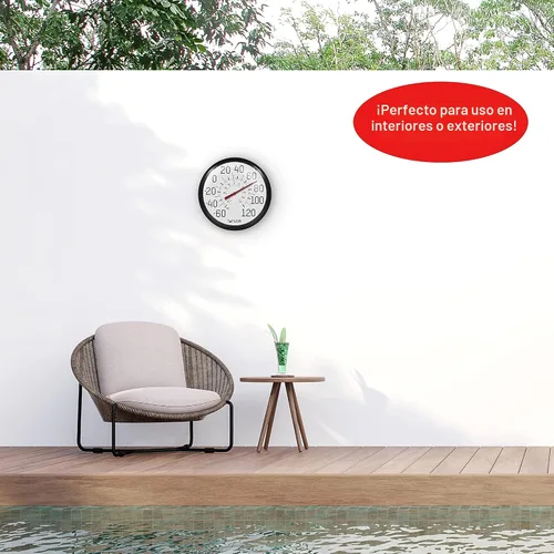 Vista 5 de Taylor Precision Products - Termómetro de pared 6700 Big & Bold, tamaño único, negro