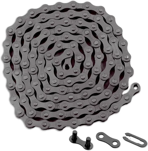 Vista 14 de Cadena de bicicleta de 6/7/8 velocidades 1/2" x 3/32" 116 eslabones Cadena BMX Cadena de bicicleta de 7 velocidades Cadena de 8 velocidades Cadena