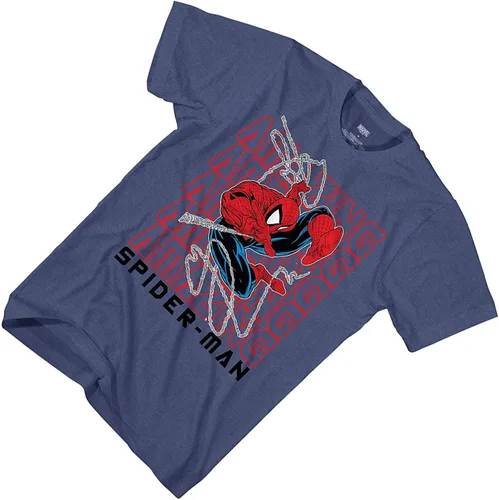 Vista 3 de Marvel Boys Comics Avengers Shirt Spiderman, Ironman, Capitán América y Hulk Tee Throwback Classic T-Shirt