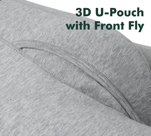 Vista 7 de AIRCUTE Ropa interior para hombre con incontinencia orina, apertura frontal, absorbente, a prueba de fugas, para goteo de fugas (S, negro)
