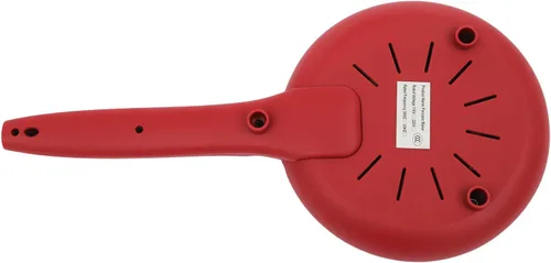 Vista 4 de Crepera Electrica - Máquina eléctrica para crepes de 8 pulgadas, sartén antiadherente portátil roja con asa y bandeja extraíble, Crepera Electrica