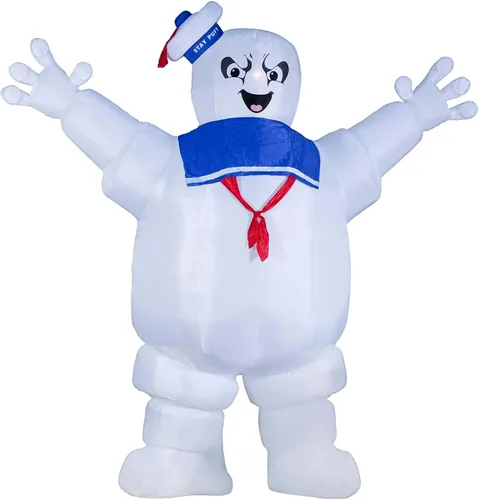 Vista 6 de Disfraces divertidos 8FT Ghostbusters Inflables Stay Puft Marshmallow Man