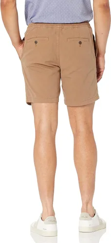 Vista 2 de Goodthreads Pantalones cortos de lona elástica para hombre de ajuste ajustado de 7 pulgadas