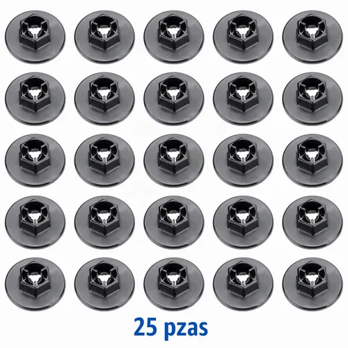 Vista 3 de 25pcs Rueda Bueno Liner & Splash Shield Nylon Tuerca para Hyundai 84145-26000
