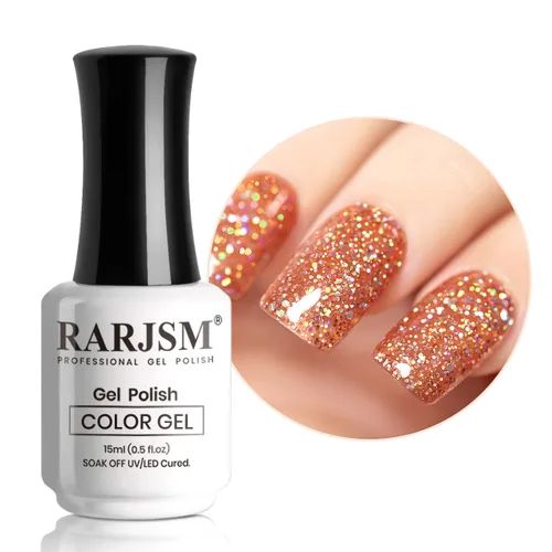 Vista 33 de RARJSM Esmalte de uñas de gel con purpurina de nieve, diamante brillante, gel de uñas de color blanco lechoso con pigmentos plateados y brillantes