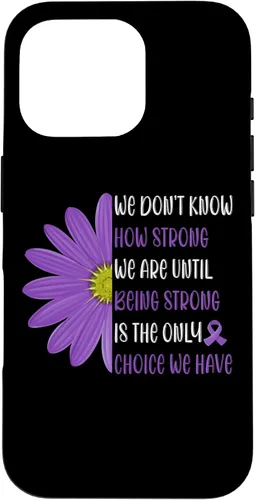 Vista 20 de iPhone 16 Pancreatic Cancer Awareness Month Pancreatic Cancer Warrior Case