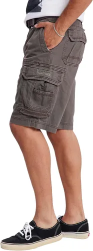 Vista 26 de Unionbay Survivor pantalones cortos de cargo con cinturón para hombre