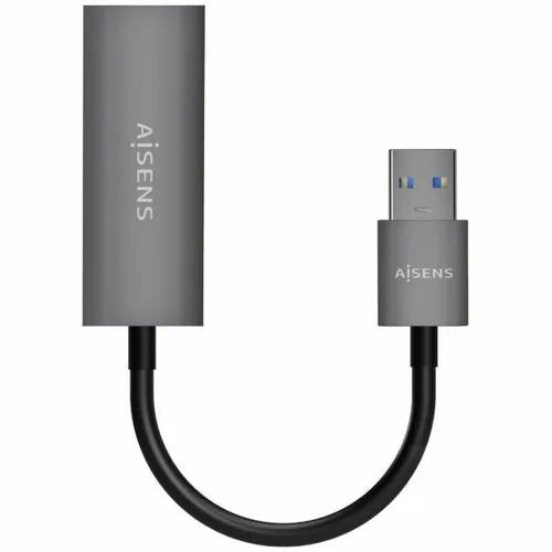 Vista 3 de Adaptador USB a Ethernet Aisens A106-0708 Gris