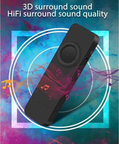 Vista 3 de Reproductor de MP3 portátil, reproductor de música de sonido sin pérdida de alta fidelidad con memoria de 8 GB, 64 GB expandible, soporte OTG
