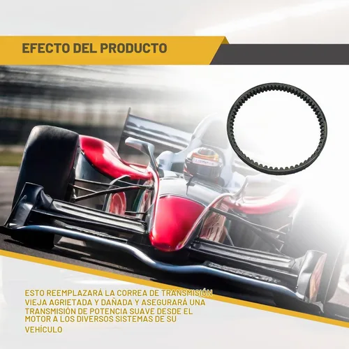 Vista 6 de Correa de transmisión KT196 serie Go Kart 30, reemplazos Manco 5959/Comet 203589/Murray 12-8487 correa, correa del convertidor de par