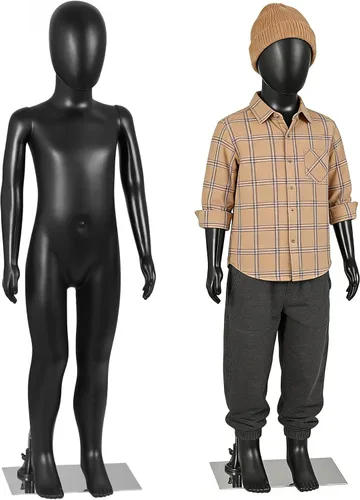 Vista 14 de Maniquí femenino de cuerpo completo con cabeza ajustable, extremidades flexibles, diseño desmontable de 69 pulgadas, forma de vestido con base