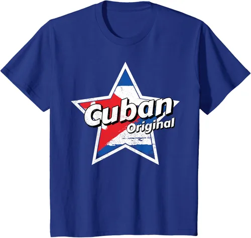 Vista 10 de Camisa Cubano Original Camisa Bandera de Cuba Camiseta Cubano, Negro